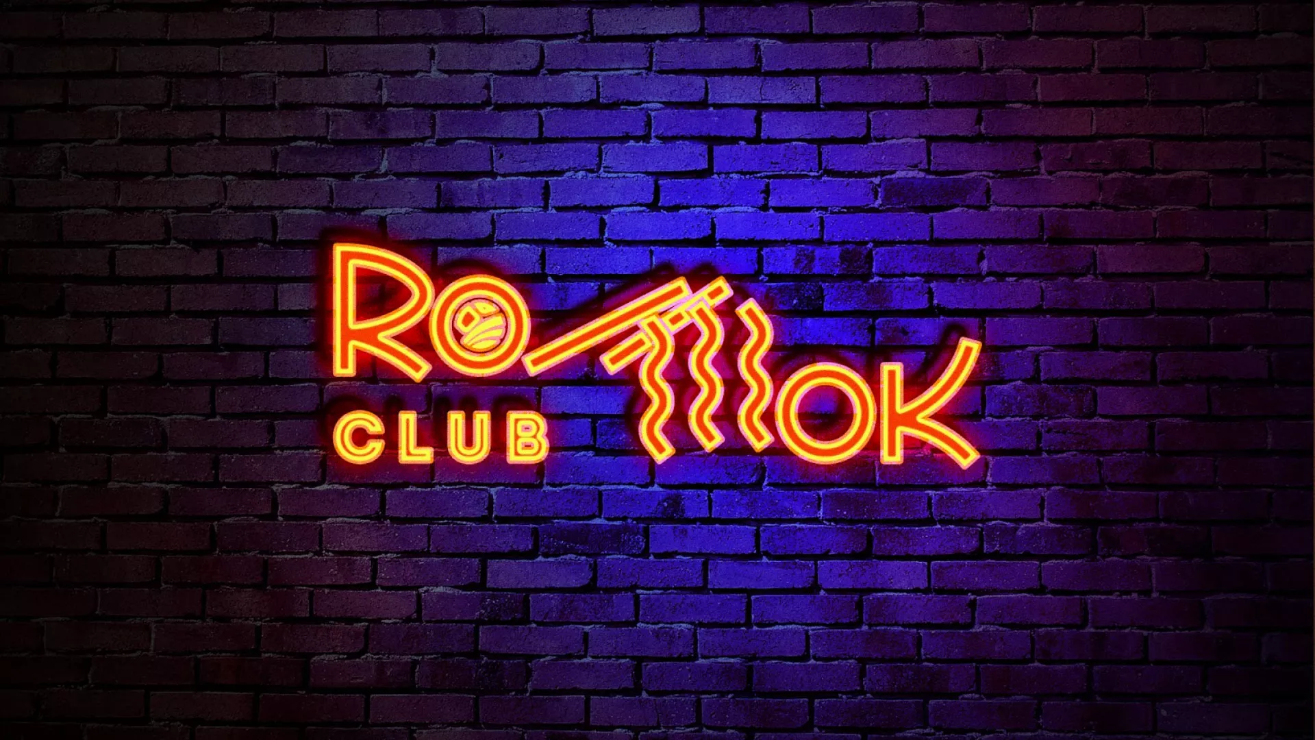 Разработка интерьерной вывески суши-бара «Roll Wok Club» в Темникове